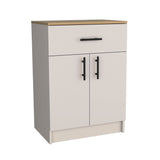 TUHOME Mayorca Multistorage Pantry Cabinet with One Drawer, Two Interior Shelves and Spacious Top Surface, Compact Kitchen Storage Organizer for Small Appliances, Supplies and Everyday Cooking Essentials