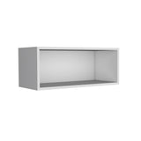TUHOME Wally 30-Inch Wide Open Wall Cabinet, Cube Wall Shelf for Bedroom, Office, Living Room or Garage, Modern Mounted Storage Cabinet with 12-Inch Height, Deep Display Shelf for Decor and Everyday Organization