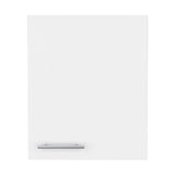 TUHOME Manchester 20-Inch Wall Cabinet with One Door and Two Interior Shelves, Space-Saving Mounted Storage Solution for Bathroom, Kitchen, Laundry or Garage Organization, Compact Vertical Cabinet for Everyday Home Essentials