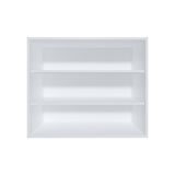 TUHOME Wally 36" Wide x 30" High 3-Tier Open Wall Cabinet, Modern Wall Shelf and Storage Organizer for Bedroom, Office, Living Room or Garage, Deep Cube Shelf System for Decor Display and Everyday Home Organization