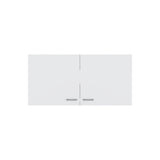 TUHOME Napoles 39-Inch Wide Double-Door Wall Cabinet with Spacious Interior Storage, Modern Two-Tone Mounted Cabinet for Kitchen Organization, Office Supplies, Bathroom Essentials or Multiroom Home Use