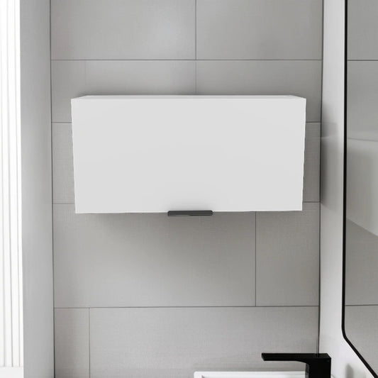Elsah Pull-Up Door Wall Cabinet, Compact Kitchen, Garage, or Bathroom Storage Unit, Space-Efficient Design with Easy Access Pull-Up Door, Perfect for Storing Cleaning Supplies, Tools, and Toiletries