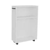 Wiley Storage Cart with Smooth-Rolling Casters, Multipurpose Organizer with Open Shelves, Compact and Mobile Design for Flexible Storage in Kitchens, Offices, or Bathrooms