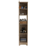 Tuhome Ibis Linen Cabinet with Double Doors, Four Interior Shelves, Two Cabinets, Elegant Design for Bedroom, Bathroom, or Utility Storage