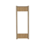 TUHOME Arlington Wall Towel Rack with Upper Storage Shelf and Integrated Hanging Bar, Space-Saving Bathroom Organizer for Towels, Robes and Accessories, Modern Minimalist Mounted Design for Stylish and Functional Home Decor