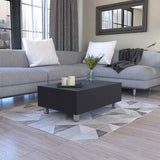 Tuhome Gambia Modern Lift-Top Coffee Table with Hidden Storage, Multi-Function Center Table, Ideal for Living Room, Stylish and Functional Design