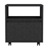 Austin Nightstand, Casters, Single Drawer