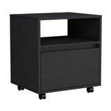Austin Nightstand, Casters, Single Drawer