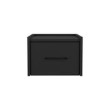 TUHOME Boa Floating Nightstand with Wall-Mounted Design, Spacious Storage Drawer, Upper Display Surface and Sleek Contemporary Profile Offering Modern Bedroom Organization and Durable Engineered Wood Construction