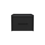 TUHOME Boa Floating Nightstand with Wall-Mounted Design, Spacious Storage Drawer, Upper Display Surface and Sleek Contemporary Profile Offering Modern Bedroom Organization and Durable Engineered Wood Construction
