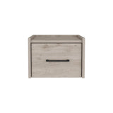 TUHOME Boa Floating Nightstand with Wall-Mounted Design, Spacious Storage Drawer, Upper Display Surface and Sleek Contemporary Profile Offering Modern Bedroom Organization and Durable Engineered Wood Construction