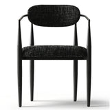 Manhattan Modern Chenille Dining Chair With Arms (Set of 2)