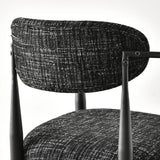 Manhattan Modern Chenille Dining Chair With Arms (Set of 4)
