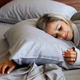 Melange Bamboo Pillowcases - Silver
