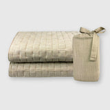 Melange Standard Shams 2-pk - Sand - Final Sale/No Returns