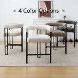 Mia 24" Modern Tweed Counter Stool with Arms (1-piece)