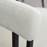Mia Velvet Dining Chair with Arms (Set of 6)