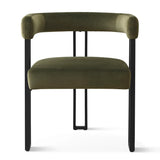 Mia Velvet Dining Chair with Arms (Set of 4)