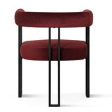 Mia Velvet Dining Chair with Arms (Set of 2)