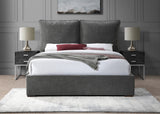 Misha Upholstered Bed with Plush Headboard and Modern Design - Comfort Meets Style in Your Bedroom