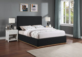 Monaco Contemporary Bed with Solid Wood Frame and Elegant Boucle Fabric for Modern Bedrooms