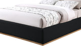 Monaco Contemporary Bed with Solid Wood Frame and Elegant Boucle Fabric for Modern Bedrooms
