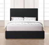 Monaco Contemporary Bed with Solid Wood Frame and Elegant Boucle Fabric for Modern Bedrooms