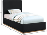 Monaco Contemporary Bed with Solid Wood Frame and Elegant Boucle Fabric for Modern Bedrooms