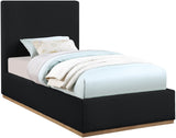 Monaco Contemporary Bed with Solid Wood Frame and Elegant Boucle Fabric for Modern Bedrooms