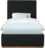 Monaco Contemporary Bed with Solid Wood Frame and Elegant Boucle Fabric for Modern Bedrooms