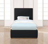 Monaco Contemporary Bed with Solid Wood Frame and Elegant Boucle Fabric for Modern Bedrooms