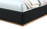 Monaco Contemporary Bed with Solid Wood Frame and Elegant Boucle Fabric for Modern Bedrooms
