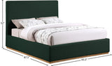 Monaco Contemporary Bed with Solid Wood Frame and Elegant Boucle Fabric for Modern Bedrooms