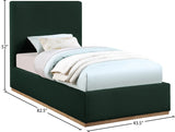 Monaco Contemporary Bed with Solid Wood Frame and Elegant Boucle Fabric for Modern Bedrooms