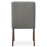 Morgan Mid Century Modern Upholstered Dining Chair (Set of 2)