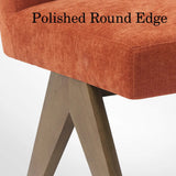 Morgan Mid Century Modern Upholstered Dining Chair (Set of 2)