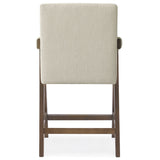 Morgan Upholstered Counter Stool with Arms (1-Piece)