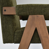 Morgan Upholstered Counter Stool with Arms (1-Piece)