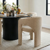 Musk & Khloe 41.5" Round Dining Table Set for 4 (5-Piece)