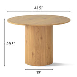 Musk 41.5" Modern Round Dining Table