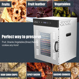 16 Shelf Stainless Steel Trays With Digital Timer And Temperature Control, 1500 Watts