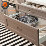 Kitchen Mixing Bowls - Food Mixing Bowl Set, Stainless Steel (6 Bowls)