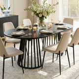 Nest 47.3"-71" Extendable Oval Dining Table