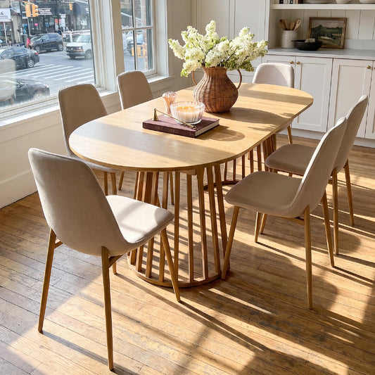 Nest 47.3"-71" Extendable Oval Dining Table