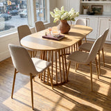 Nest 47.3"-71" Extendable Oval Dining Table