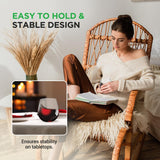 2 Pcs. Of Crystal-Clear Stemless Wine Glass - Ultra Clear And Thin, Elegant Clear Wine Glasses, Hand Blown