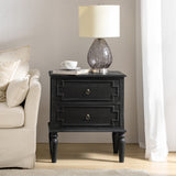Joah 28"Tall Farmhouse 2-Drawer Nightstand with Built-in Charging(Optional Types)