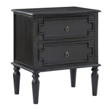 Joah 28"Tall Farmhouse 2-Drawer Nightstand with Built-in Charging(Optional Types)