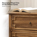 Joah 28"Tall Farmhouse 2-Drawer Nightstand with Built-in Charging(Optional Types)