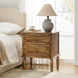 Joah 28"Tall Farmhouse 2-Drawer Nightstand with Built-in Charging(Optional Types)